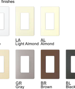 Claro Satin Color Chart transparent Background