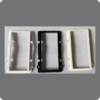 Button Holder Frames in White Ivoryand Black