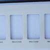 Six Slot Frame in White Color for Engraving