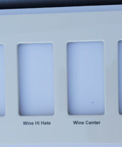 Six Slot Frame in White Color for Engraving