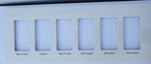 Six Slot Frame in White Color for Engraving