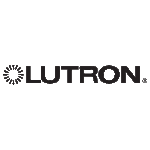 Lutron Black Wording in White Background