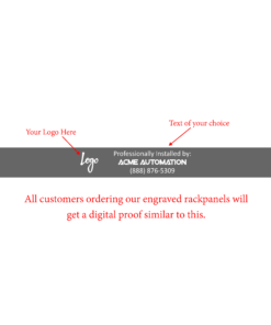 Rack-face for custom orders