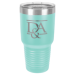 A Double Insulated Metal Tumbler Engraved With Logo in Mint