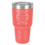 A Double Insulted Tumbler Engraved With Logo in Peach