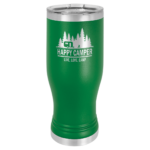 A Metal Tumbler With Full Sage Green Engraving